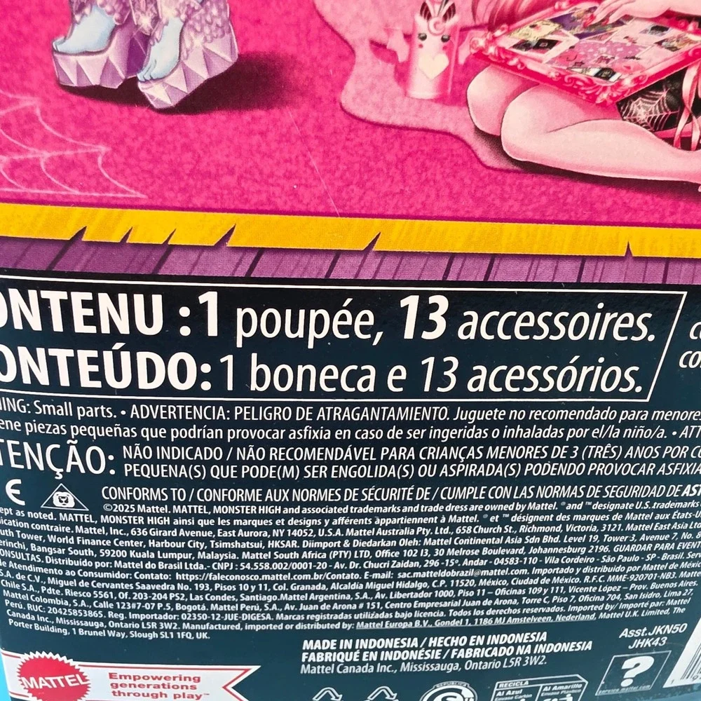 Monster High Self-Scare Secrets‎ Draculaura Doll 13 Surprises Mattel JHK43 NEW